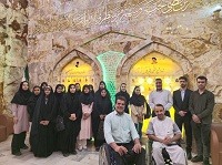 بازدید از آسایشگاه جانبازان